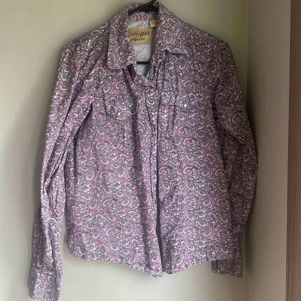 Pink Rodeo Button Down